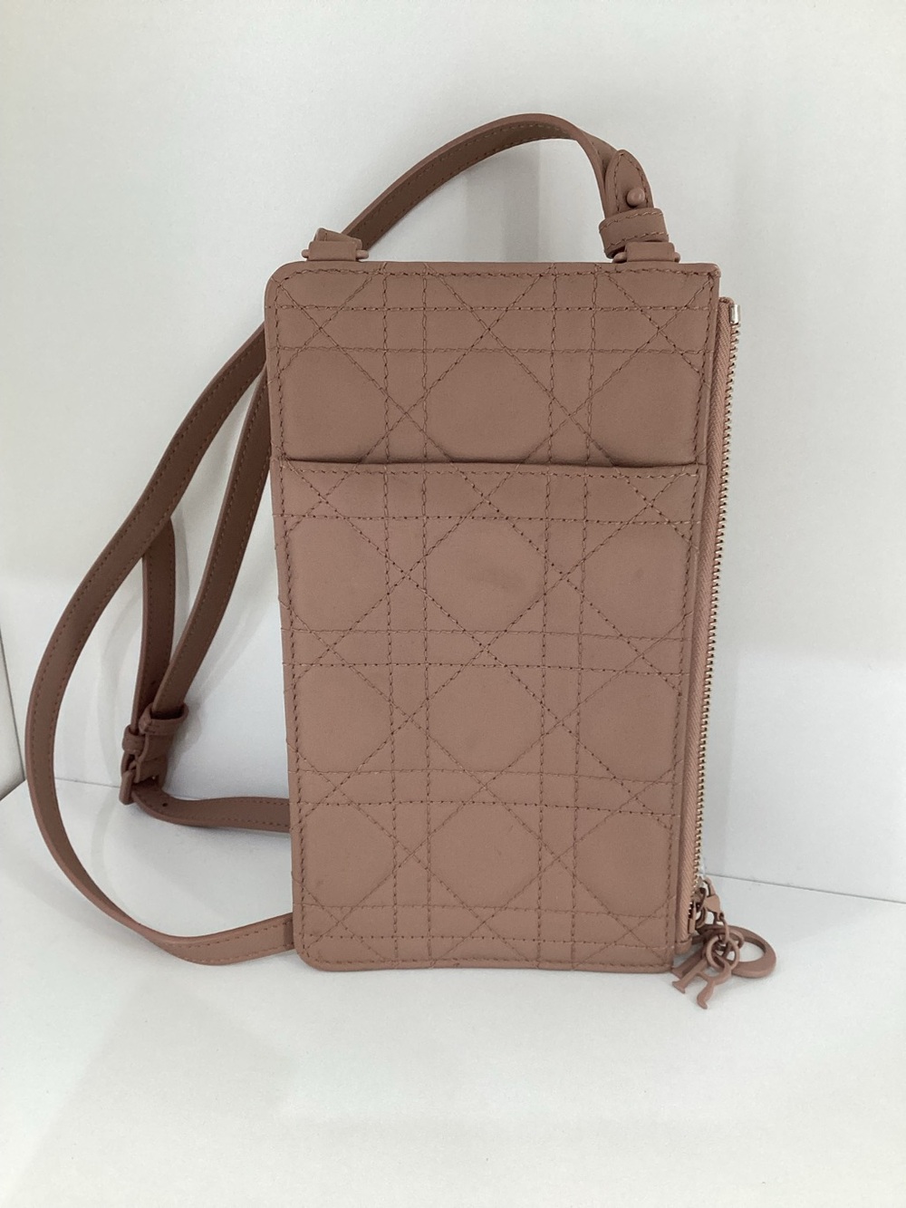 Christian Dior Lady Dior Card Holder Cross Body - Picture 1 of 8